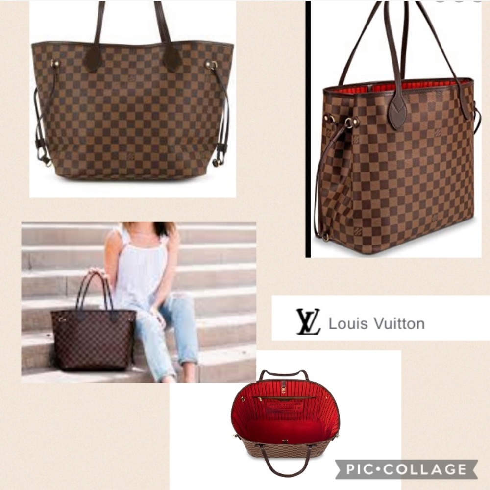 Classic Louis Vuitton Neverfull MM Damier …